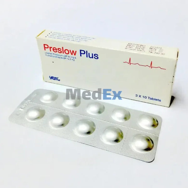 Preslow Plus 50 mg+12.5 mg Packaging