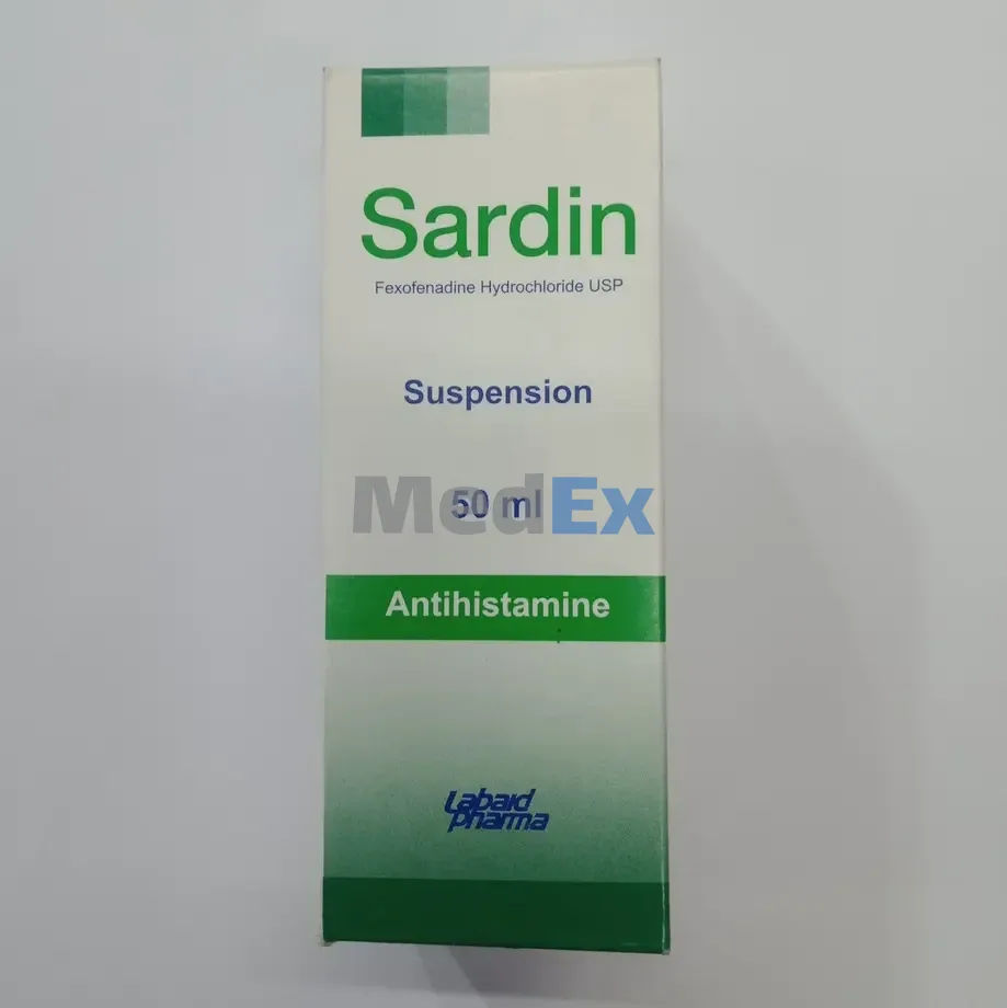 Sardin 30 mg/5 ml Packaging
