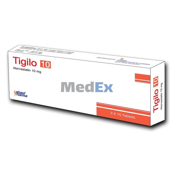 Tigilow 10 mg Packaging