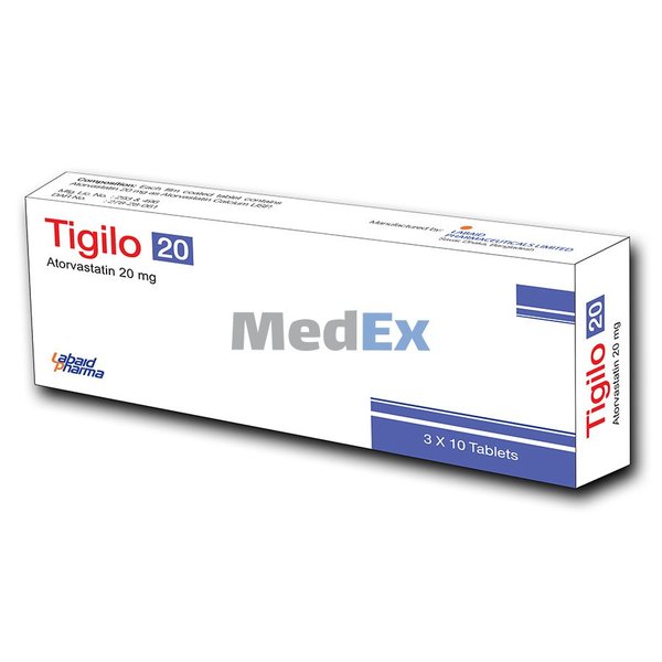 Tigilow 20 mg Packaging