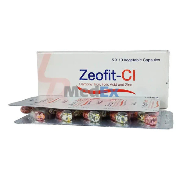 Zeofit-CI 50 mg+0.50 mg+61.80 mg Packaging