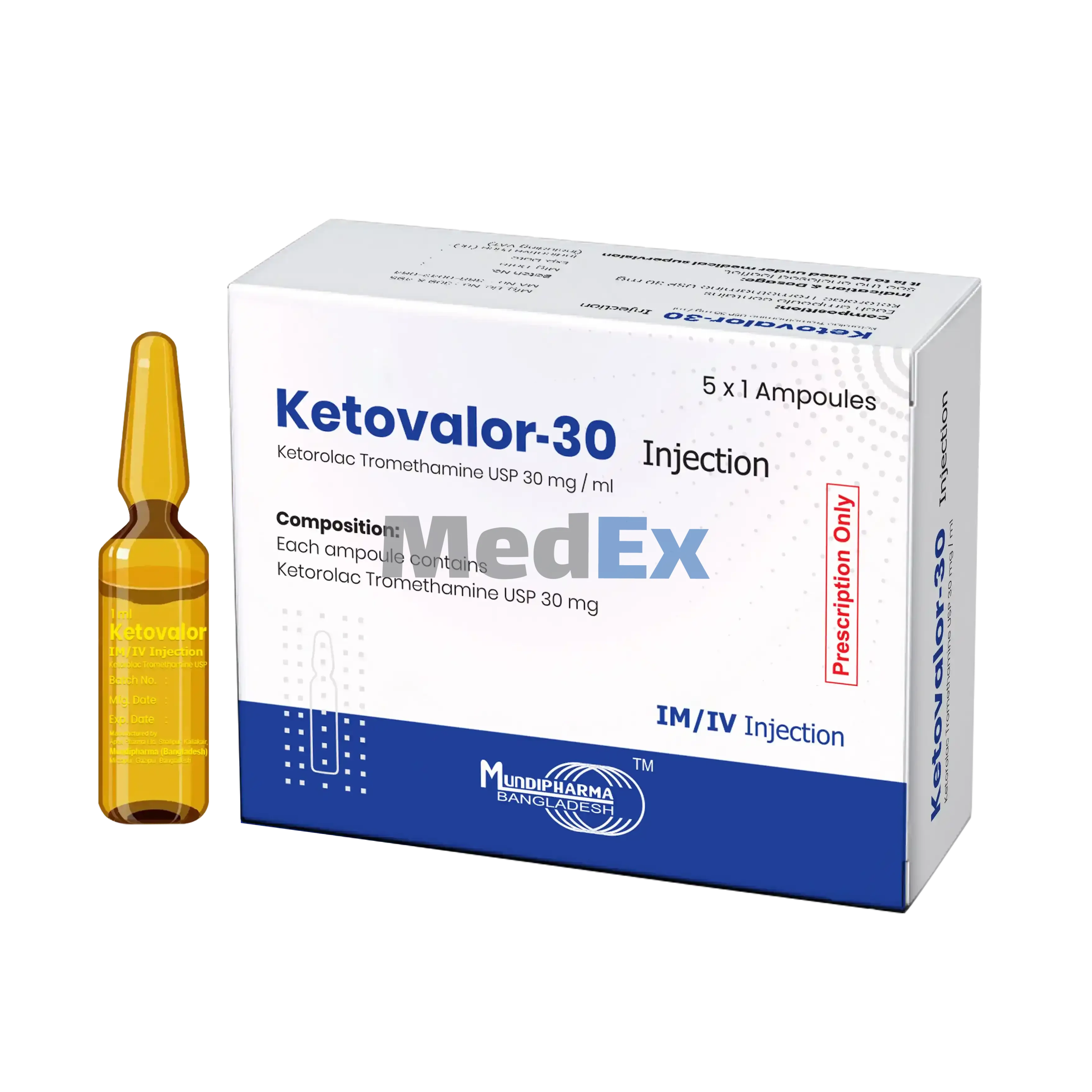 Ketovalor 30 mg/ml Packaging