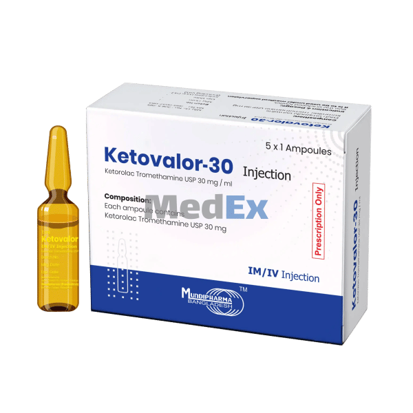 Ketovalor 30 mg/ml Packaging