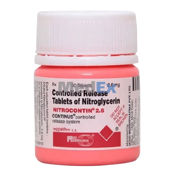 Nitrocontin 2.6 mg Packaging