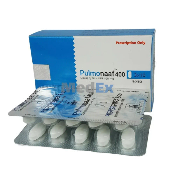 Pulmonaaf 400 mg Packaging