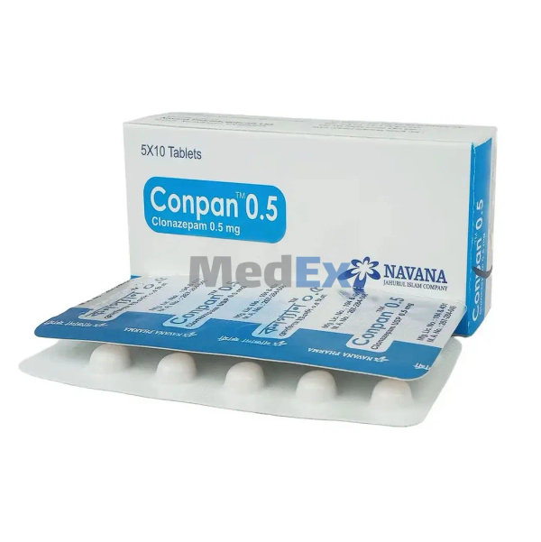 Conpan 0.5 mg Packaging