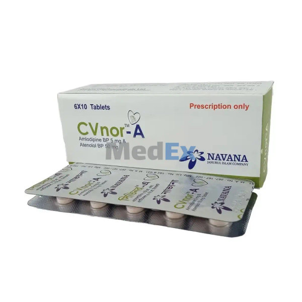 CVnor-A 5 mg+50 mg Packaging