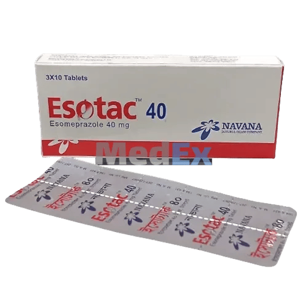 Esotac 40 mg Packaging