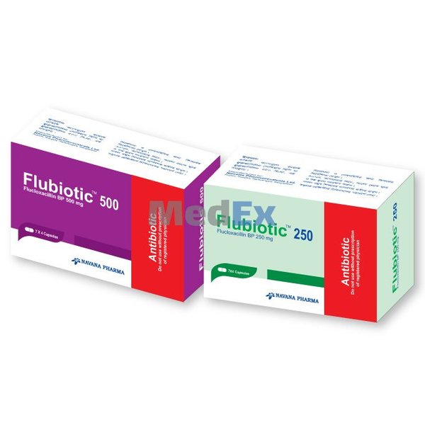 Flubiotic 250 mg Packaging