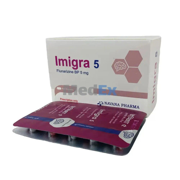 Imigra 5 mg Packaging
