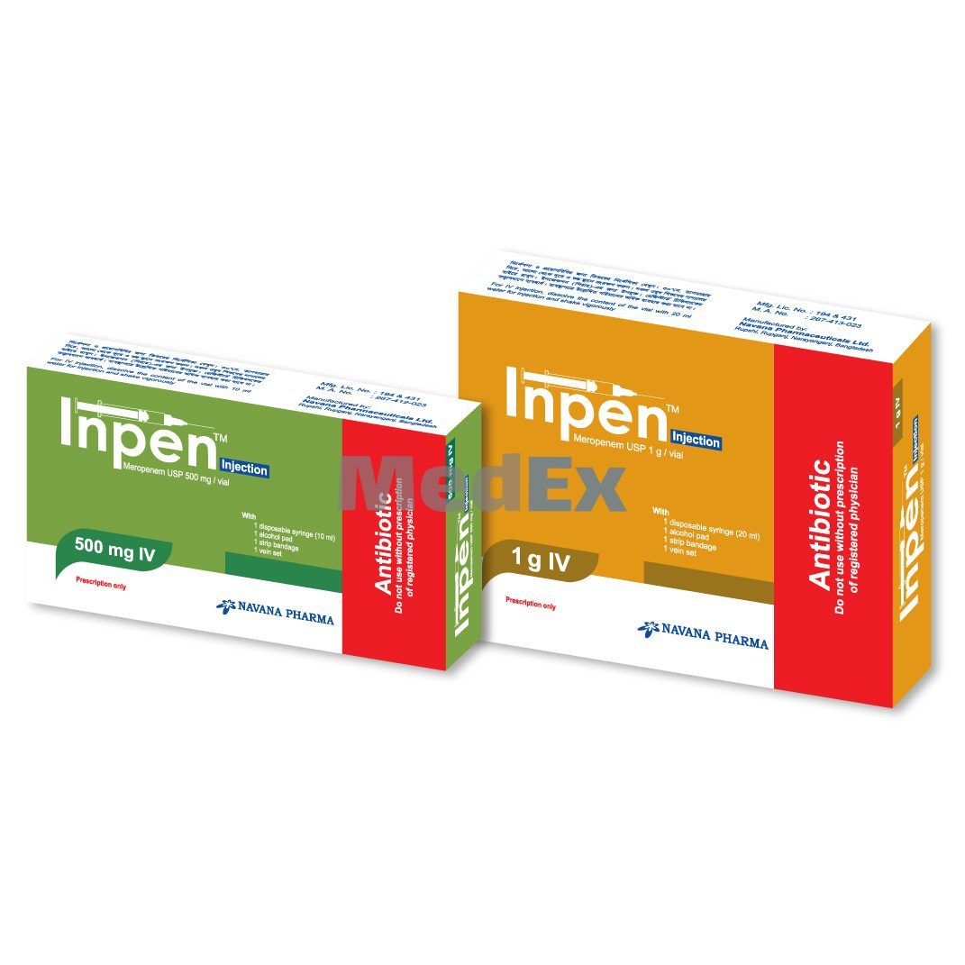 Inpen 1 gm/vial Packaging