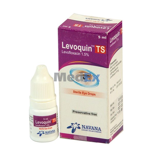 Levoquin TS 1.5% Packaging