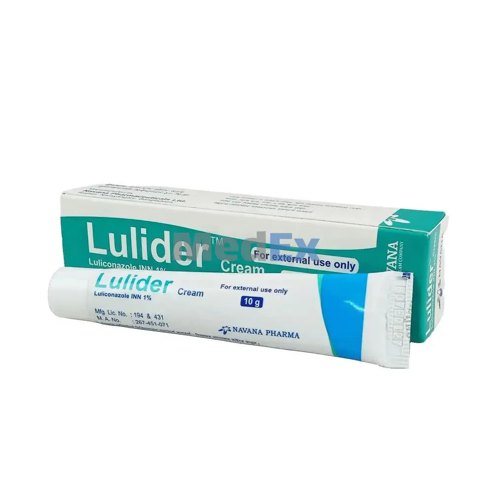 Lulider 1% Packaging