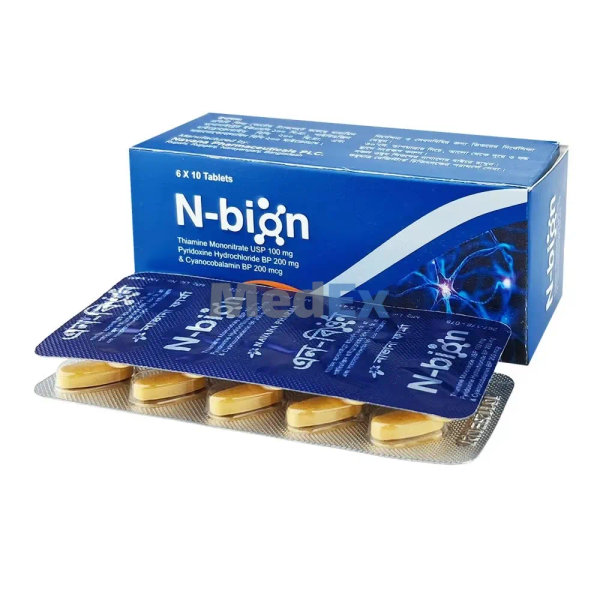 N-bion 100 mg+200 mg+200 mcg Packaging