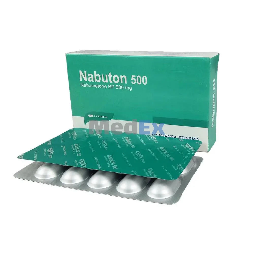 Nabuton 500 mg Packaging