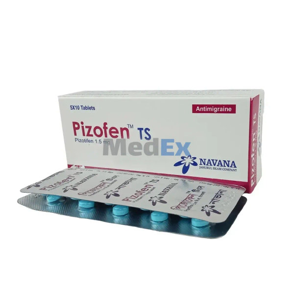 Pizofen TS 1.5 mg Packaging
