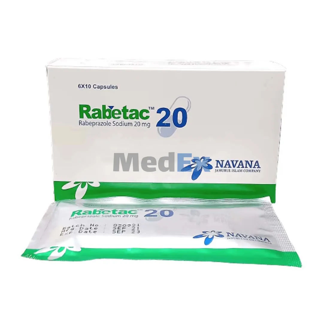 Rabetac 20 mg Packaging