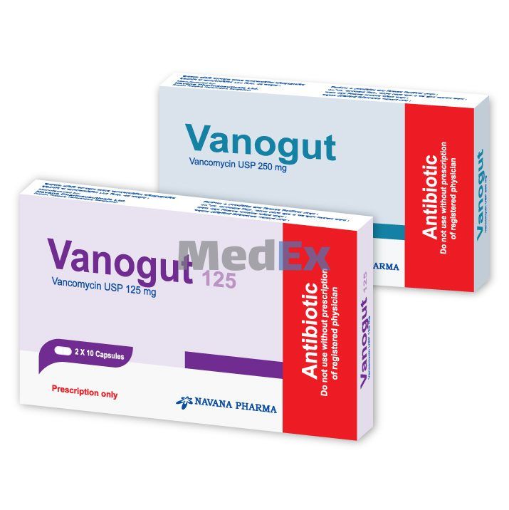 Vanogut 125 mg Packaging