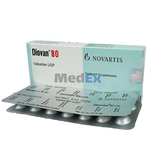 Diovan 80 mg Packaging