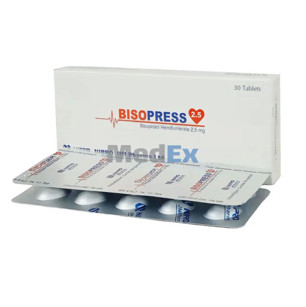 Bisopress 2.5 mg Packaging