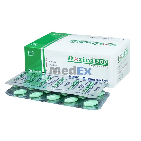 Doxiva 200 mg Packaging