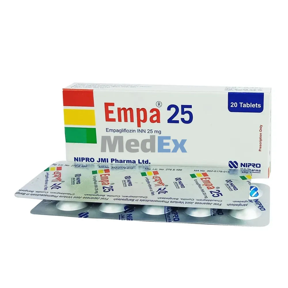 Empa 25 mg Packaging