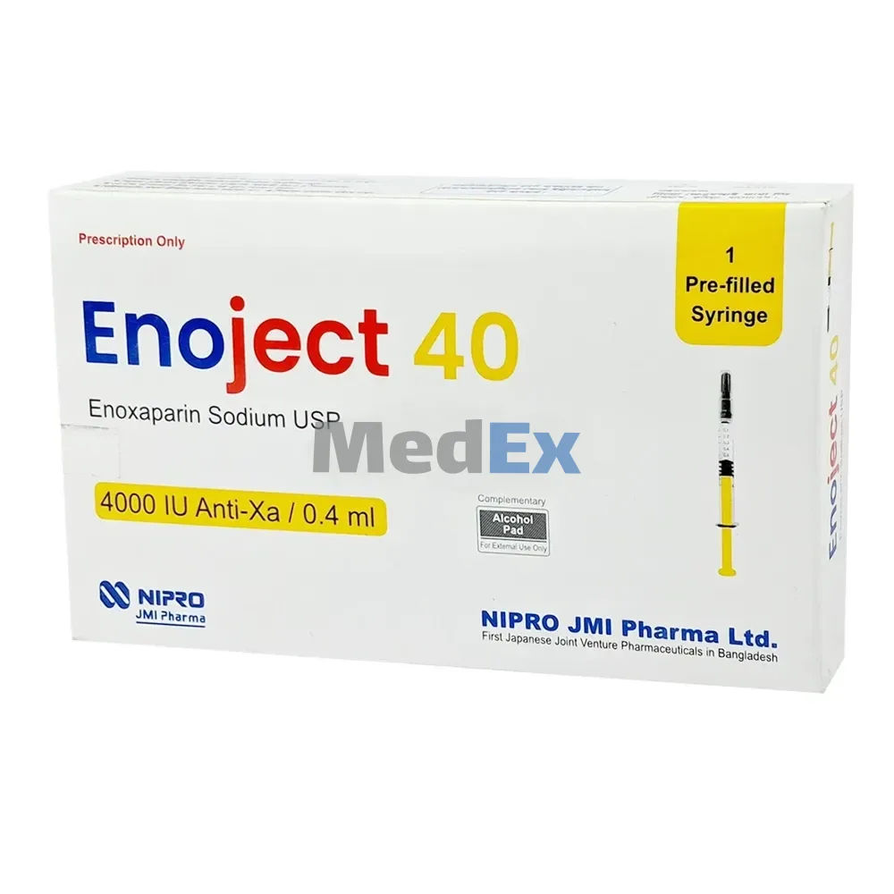 Enoject 4000 Anti-Xa IU/0.4 ml Packaging