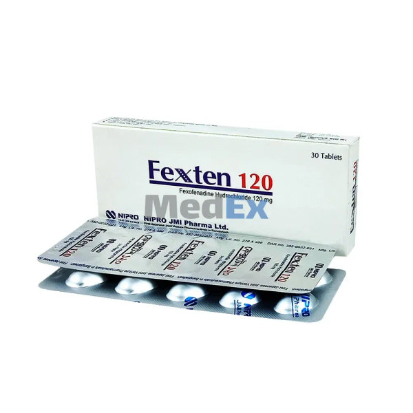 Fexten 120 mg Packaging