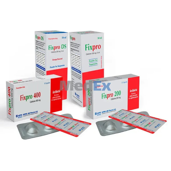 Fixpro DS 200 mg/5 ml Packaging