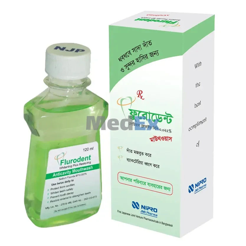 Flurodent 0.022% Packaging