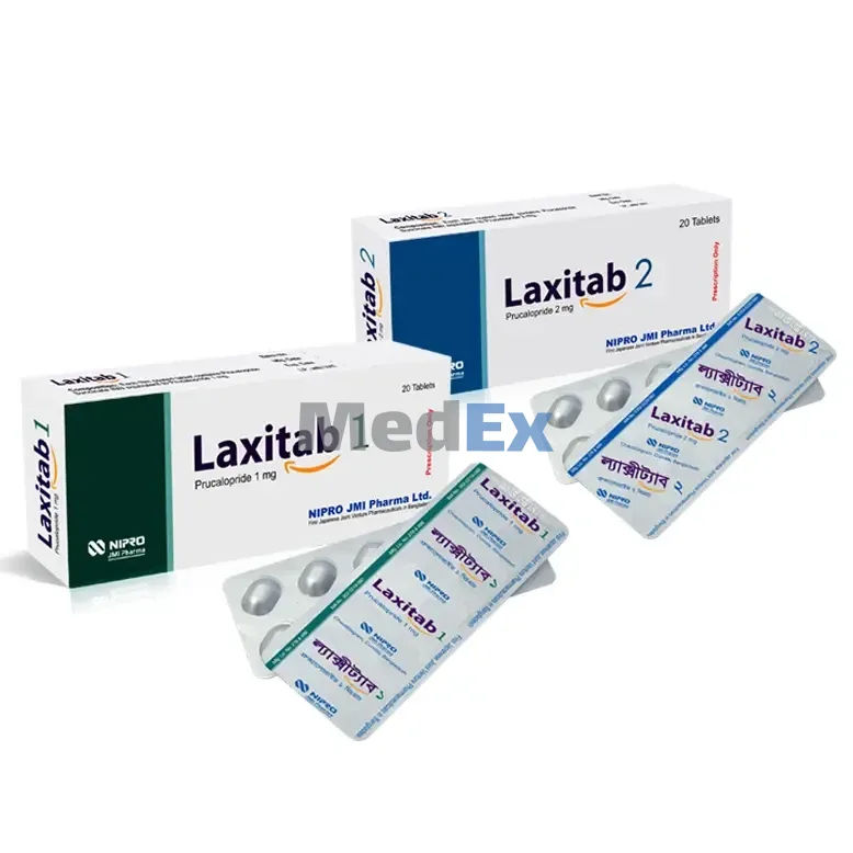 Laxitab 1 mg Packaging