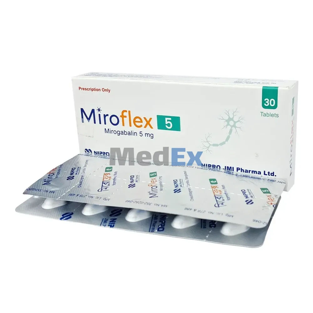 Miroflex 5 mg Packaging