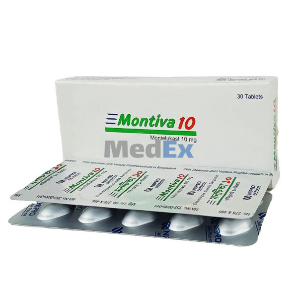 Montiva 10 mg Packaging
