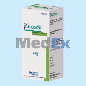 Mucodil 4 mg/5 ml Packaging