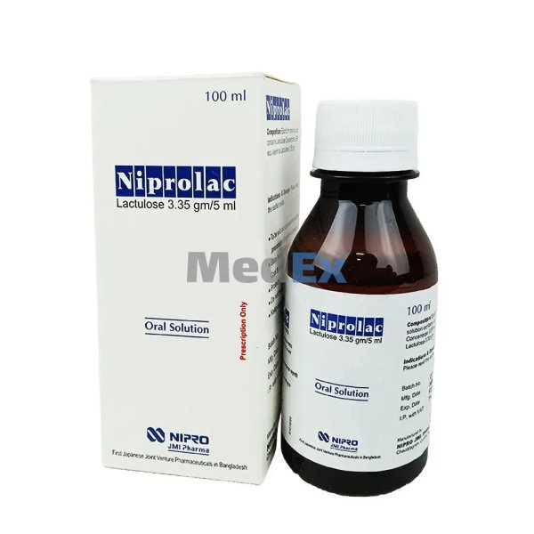 Niprolac 3.35 gm/5 ml Packaging
