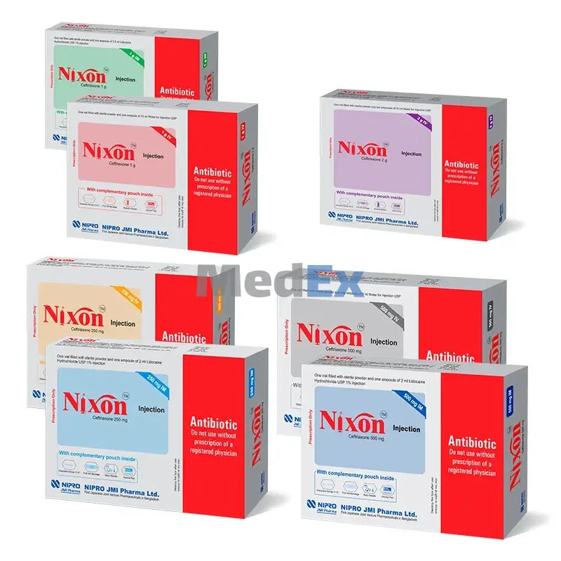 Nixon 2 gm/vial Packaging