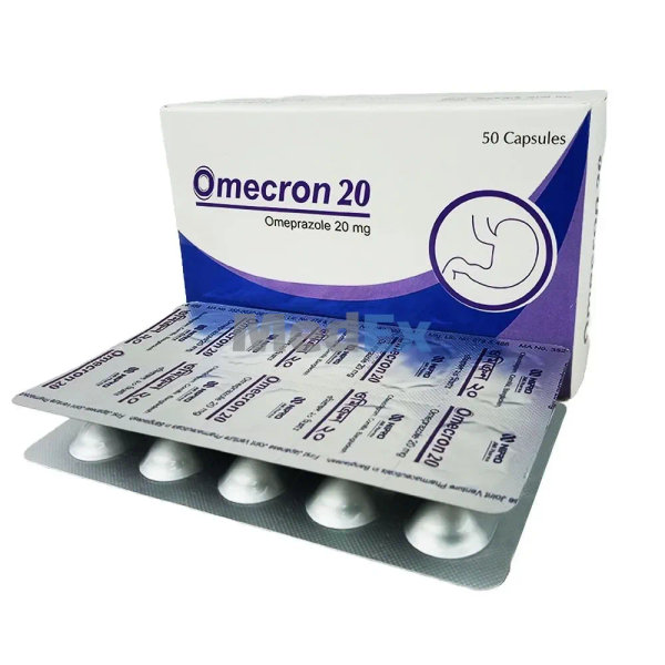 Omecron 20 mg Packaging