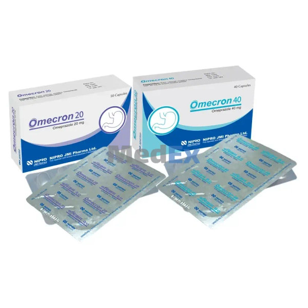 Omecron 40 mg Packaging