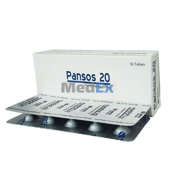 Pansos 20 mg Packaging