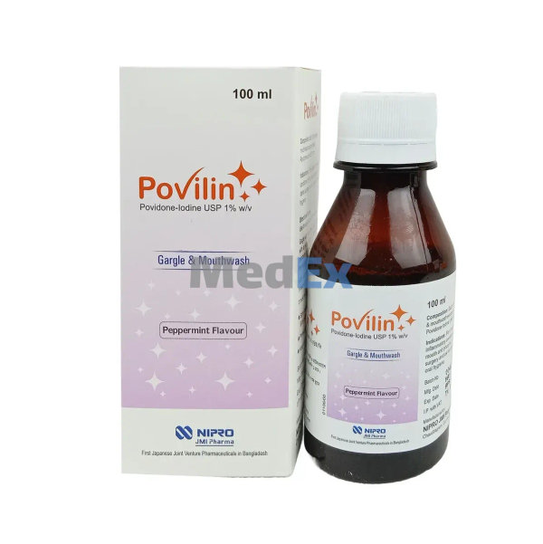 Povilin 1% w/v Packaging