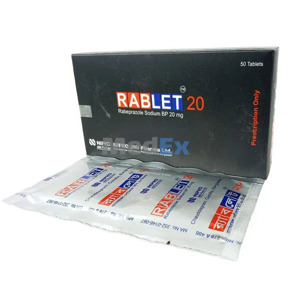 Rablet 20 mg Packaging