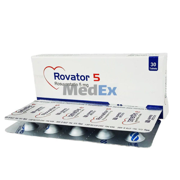 Rovator 5 mg Packaging