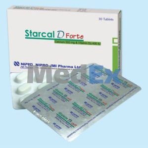 Starcal D Forte 500 mg+400 IU Packaging