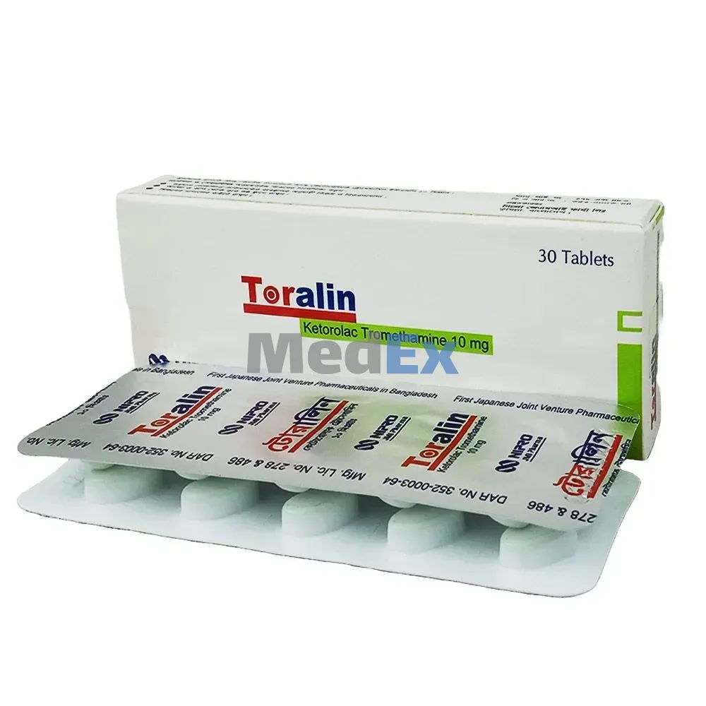 Toralin 10 mg Packaging