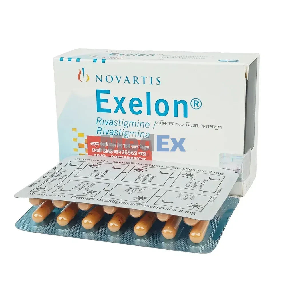 Exelon 3 mg Packaging