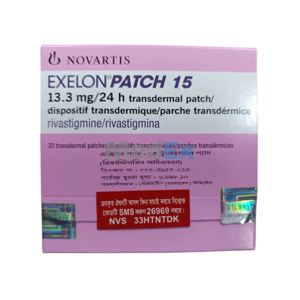 Exelon Patch 15 13.3 mg/24 hr Packaging