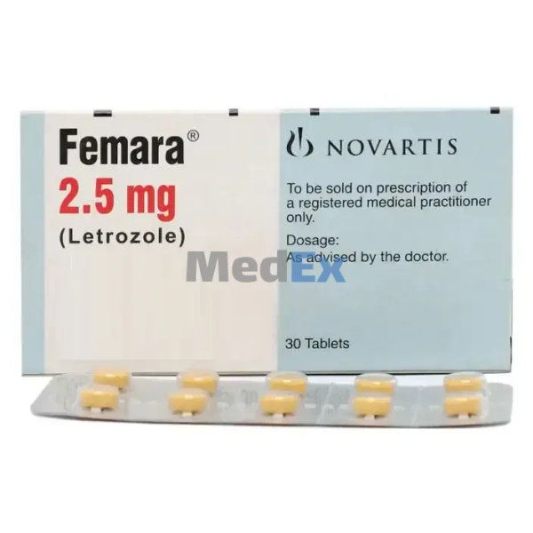 Femara 2.5 mg Packaging