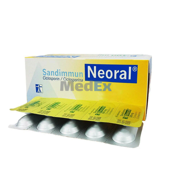 Sandimmun Neoral 100 mg Packaging