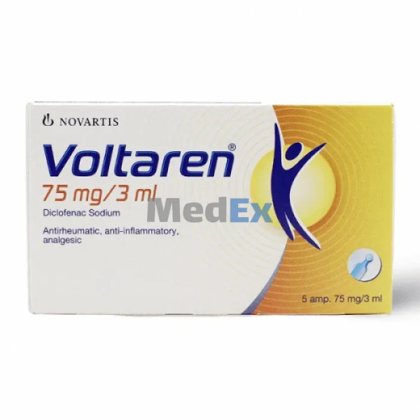 Voltaren 75 mg/3 ml Packaging