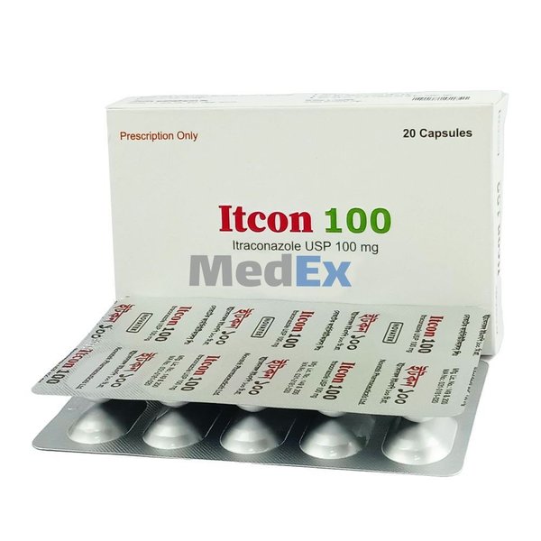 Itcon 100 mg Packaging